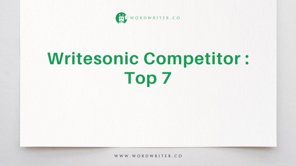 Writesonic-Konkurrent: Top 7