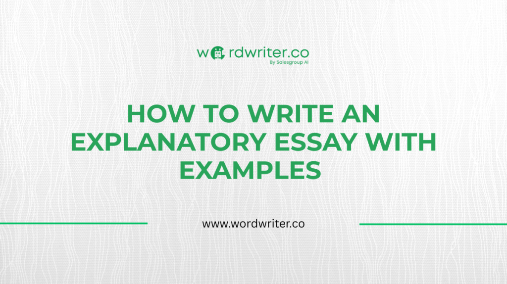 Come scrivere un saggio esplicativo con esempi