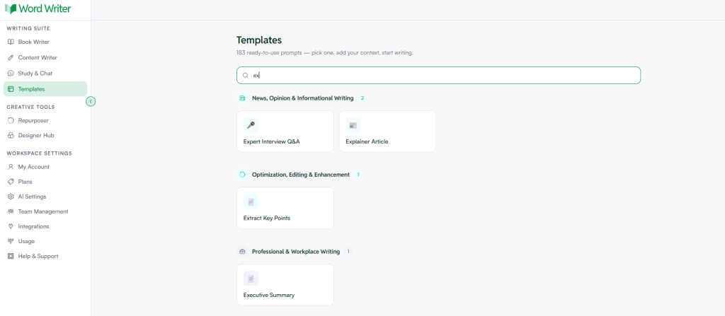 executive summary template