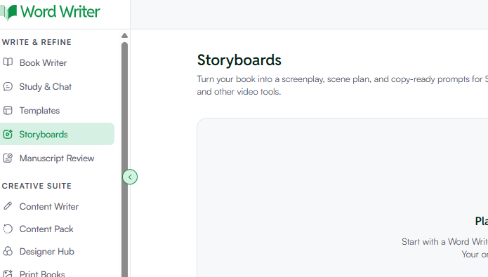 storyboard template